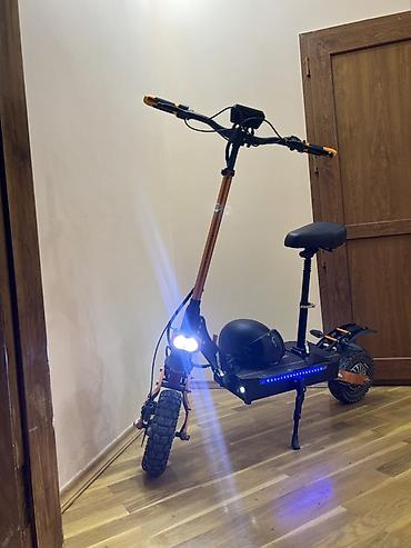 Электротранспорт: Elektrik skuter – off-road təkərlərlə, oturacaqlı model - Güclü — 1