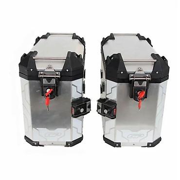 brava: Aluminijumske bočne kofere za motocikl – set levi + desni - — 4