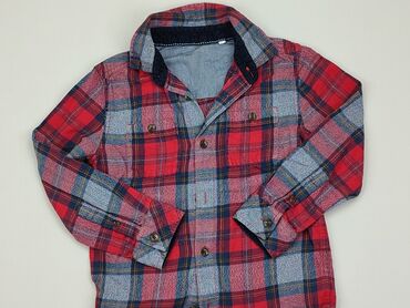 Shirts: Shirt 7 years, condition - Very good, pattern - Cell, color - Red