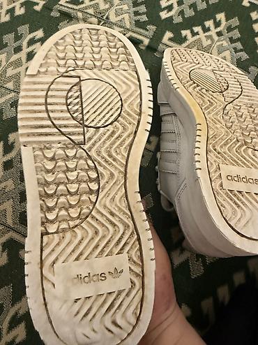 adidas campus: Кожа оригинал адидас Кроссовки adidas Originals, белого цвета. На — 3