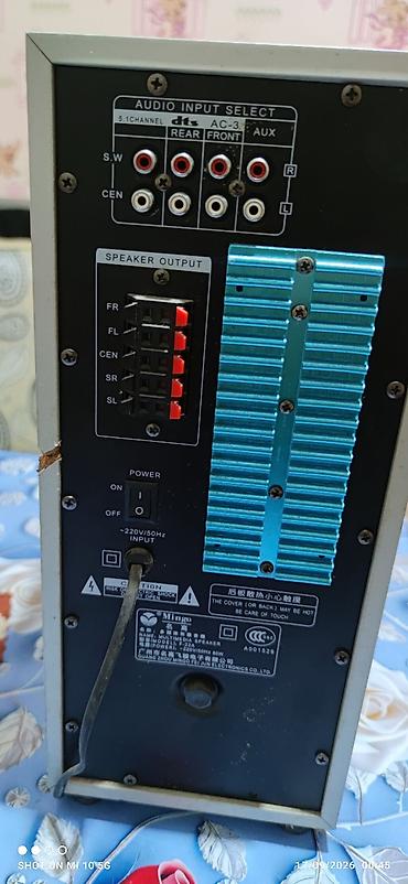 pristavka smart tv: Mingo F-22A 5.1 ev kinoteatrı subvuferi və gücləndirici bloku - — 3