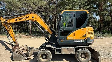 экскаваторы 55: Hyundai Robex 60W-5 — колесный мини-экскаватор Основные — 5