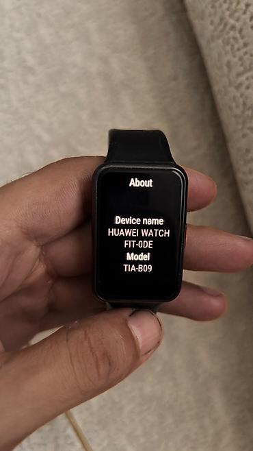samsung bluetooth qulaqciq qiymeti: İşlənmiş, Smart saat, Huawei, Sensor ekran, rəng - Qara — 2