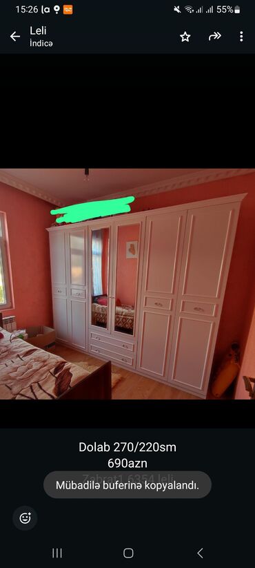 Mebel: Dolab 270/220sm
690azn
Zabrat1 6354 leli