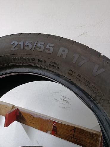 argb controller: Шины 215 / 55 / R 17, Лето, Б/у, Пара, Легковые, Continental — 3