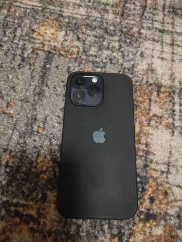 Apple iPhone: IPhone 14 Pro Max, Б/у, 128 ГБ, Deep Purple, Защитное стекло, Чехол, Кабель, 90 %