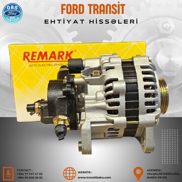 Dinamo, generatorlar: Ford Transit yeni modellere uzbor dinama orijinal REMAK firması ilə