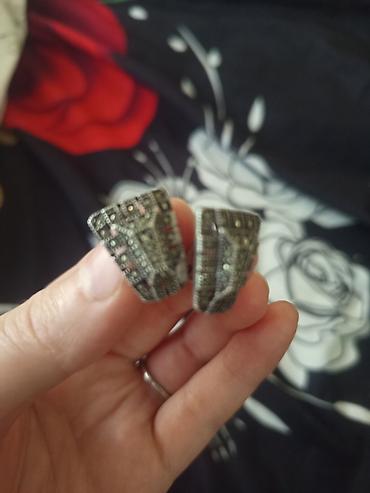 Zərgərlik əşyaları: Sırğa, Gümüş, 9 g — 1