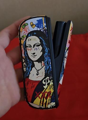 iqos case: Pop-art dizaynlı elektron siqaret cihazı üçün qoruyucu üzlük / qab — 5