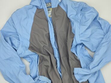 błękitna eleganckie bluzki: Lightweight jacket, S (EU 36), condition - Good