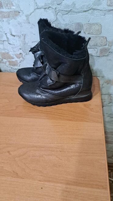 зимние обувь мужские: Ботинки и ботильоны 35, цвет - Черный