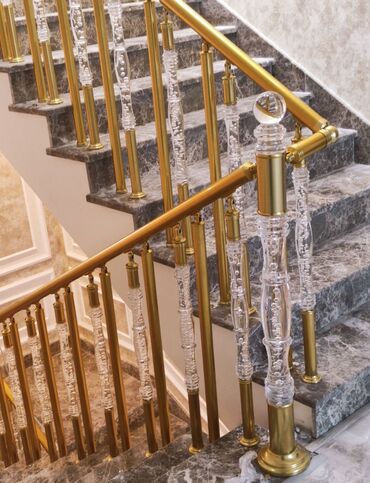 Pilləkən məhəccərləri: Yeni Pilləkən məhəccəri, Paslanmaz polad, Pulsuz çatdırılma — 20