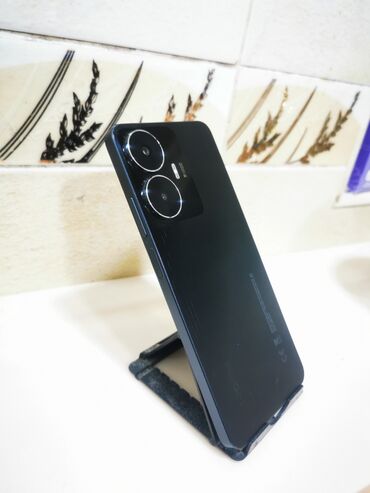 Информатика: Realme C55, 128 ГБ, цвет - Черный, Кнопочный, Сенсорный, Отпечаток пальца