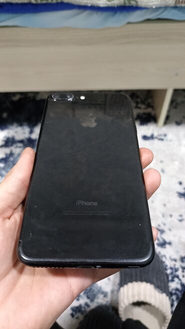 Apple iPhone: IPhone 7 Plus, Б/у, 128 ГБ, Jet Black, 100 %