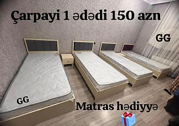 Çarpayılar: Tək nəfərlik çarpayı - Ölçü: standart tək nəfərlik - Material — 3