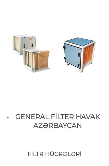 Digər filter növləri: General Filter Havak - İtalyan brendi olub hazırda Türkiyədə də — 8
