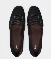 Baletkalar: Baletkalar, Zara, Ölçü: 37, rəng - Qara, Yeni — 2