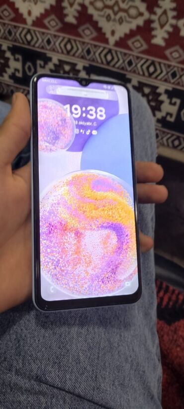 s20 ikinci el: Samsung Galaxy A23, 128 GB, rəng - Mavi, İki sim kartlı, Barmaq izi, Face ID