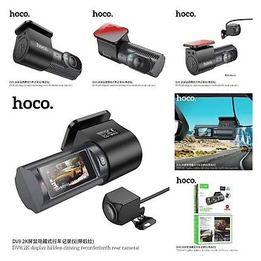 android auto: Автомобильный видеорегистратор HOCO DV8 (двухканальный, с задней — 2