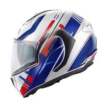 bicikli capriolo: GIVI HPS integralna kaciga – sportski dizajn (bela/plava/crvena) - — 4
