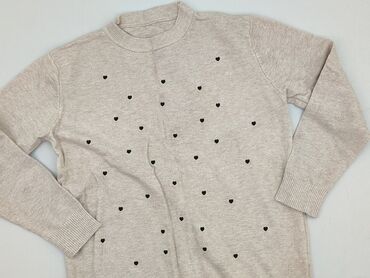 plisowane spódnice i sweter: Heart, Women`s sweater, size 2XL (EU 44)