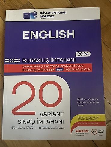 Testlər: Məhsul: “English – Buraxılış imtahanı 2024” (DİM) Təsvir: - Ümumi — 1