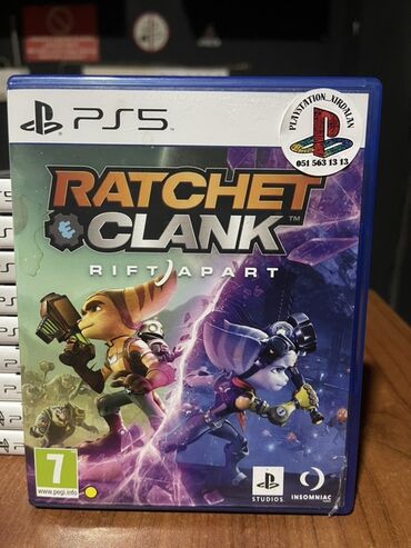ps5 kiraye: PlayStation 5 üçün "Ratchet & Clank: Rift Apart" oyunu. Bu macəra