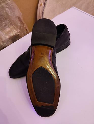 marc jacobs canta: Kişi loaferləri – qara rəng, klassik dizayn - Model: Loafer (bağsız — 4