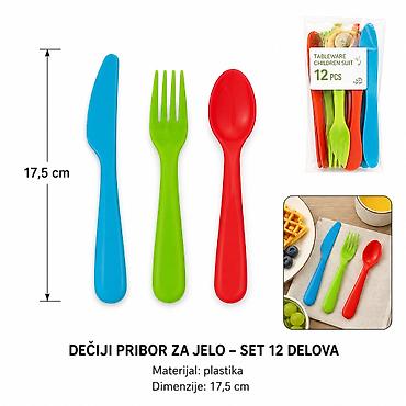 KMT Drška nož viljuška i 12pcs set 5412281 Praktičan kuhinjski set