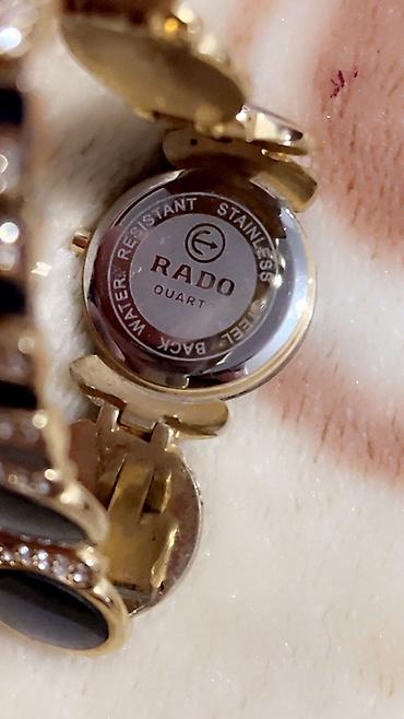 Aksesuarlar: RADO qadın qol saatı – orijinal qutusu ilə - Korpus və qolbaq: qızılı — 8