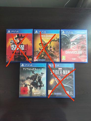 redimi: PS4 oyun diskləri - Red Dead Redemption II - 35 - Mortal Kombat 11 — 1