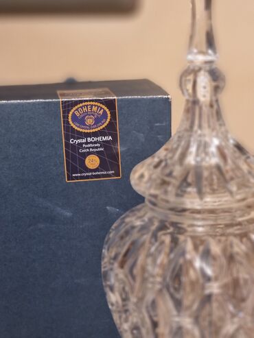 qab qaçaq: Bohemia kristal qab – Çexiya istehsalı - Brend: Crystal Bohemia