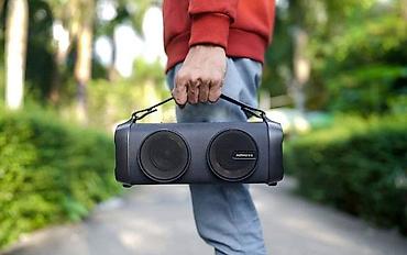 portable: Портативная беспроводная колонка Remax RB‑M26 - Двухдинамиковая — 2