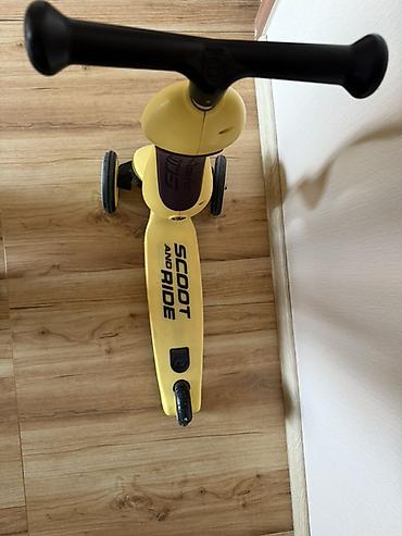 Velosipedlər: Scoot and Ride 2-i-1 uşaq skuter/velosiped (sarı) - Brend/model — 3
