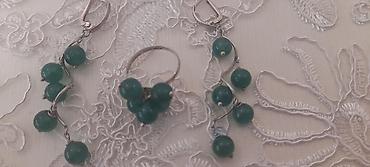 Серебряные наборы украшений: Набор украшений, Проба 925, Женские, Б/у — 8