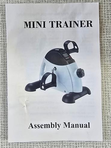 mini araba: Mini Trainer – portativ pedal trenaqoru - İstifadə: ayaq və qol — 2