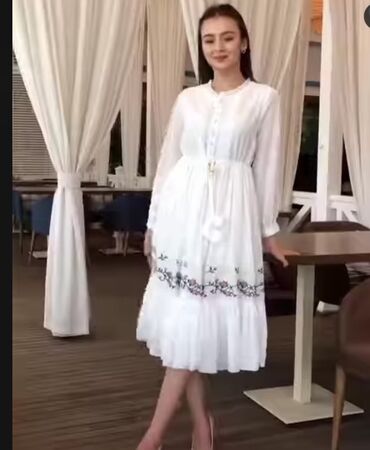 mango dress: Повседневное платье, Осень-весна, L (EU 40)