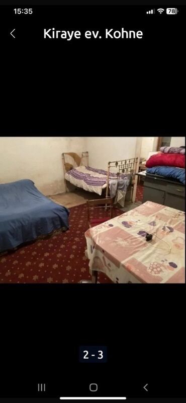 Otaqların günlük kirayəsi: Kirayə verilən bu otaq sadə və praktik yaşayış sahəsi təklif edir