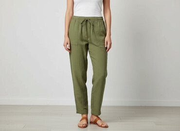 makadamia ubrania: H&M, Брюки жіночі, розмір M