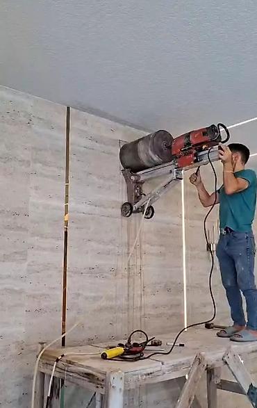 Beton işləri: Beton kesimi beton kesen beton deşen sesiz tozsuz seliqeli Hilti karot — 8