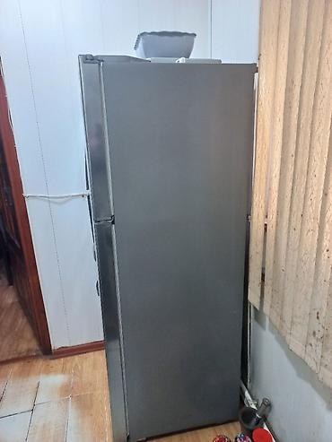 dispenser satilir: İşlənmiş 2 qapılı LG Soyuducu Satılır, rəng - Boz, Dispenserli — 2