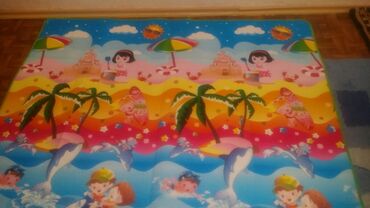 детский коврик игровой в Кыргызстан | Другие товары для детей: Продаю детский игровой -коврик для малыша. Размеры 2м×1.8 Большой