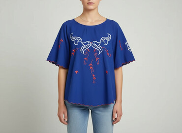 bluza azteckie wzory: Жіноча блуза, розмір S