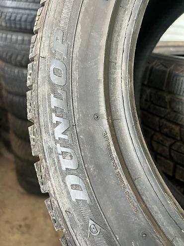 55: Зимняя японская шина. Фирма Dunlop made in Japan. Размер 215/55R16 — 5