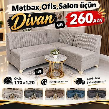 Mətbəx, ofis və salon üçün künc divan - Ölçü: 1.70 × 1.20 m - Rəng lalafo.az -da Mətbəx, ofis və salon üçün künc divan - Ölçü: 1.70 × 1.20 m - Rəng