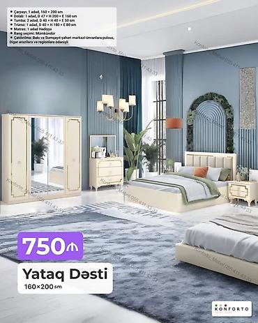 Yataq Dəsti – 160×200 sm Komplekt: - Çarpayı: 1 ədəd, 160×200 sm - lalafo.az -da Yataq Dəsti – 160×200 sm Komplekt: - Çarpayı: 1 ədəd, 160×200 sm -