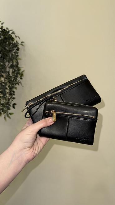 клатч сумка: Məhsul: Qara rəngli çoxfunksiyalı pulqabı/kiçik çanta - Material — 10