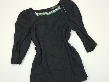 czarne bluzki pod marynarkę: Блуза жіноча, Zara, S, стан - Хороший
