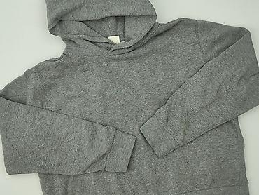 bluza szara hm: H&M Basic, Bluza z kapturem damska, rozmiar M — 1