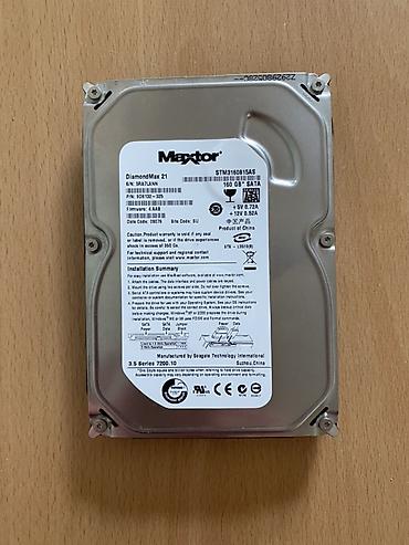 hard disk 160gb: Maxtor DiamondMax 21 3.5" HDD - Model: STM3160815AS (DiamondMax 21) - — 1